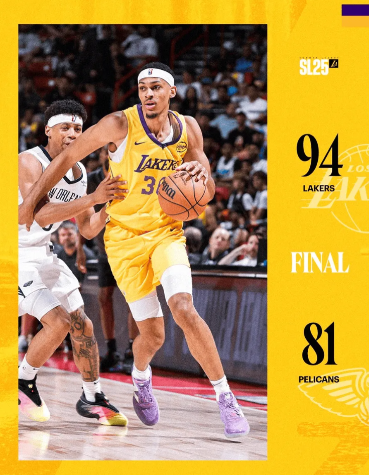 状元VS榜眼!夏联最失败球队诞生!湖人13分大胜,杨瀚森霸气隔扣