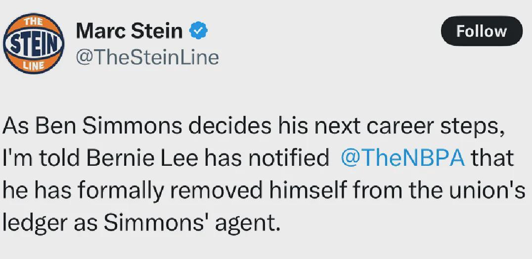 九游体育app-不打了！可能退出NBA！西蒙斯突然解雇经纪人